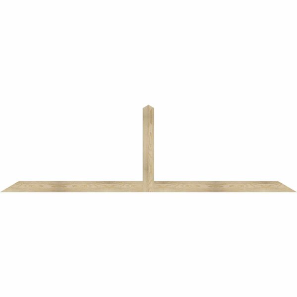Ekena Millwork Portland Rough Sawn Timber Gable Bracket, Douglas Fir, 108"W x 31 1/2"H x 2"D x 4"F, 7/12 Pitch GBW108X31X0204POR00RDF - main